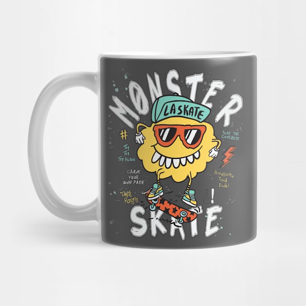 Cool Monster Skate by TomCage